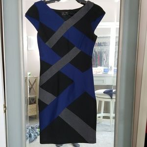 Max and Cleo Color Block Dress